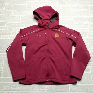 VINTAGE Nike Jacket Youth M 8-10 University of Minnesota Soccer Hooded Softshell